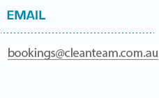 bookings@cleanteam.com.au